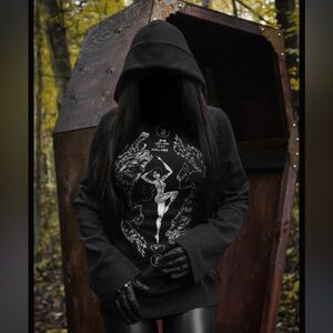 Toxic Vision “She who Runs With Wolves” sweater Cloak